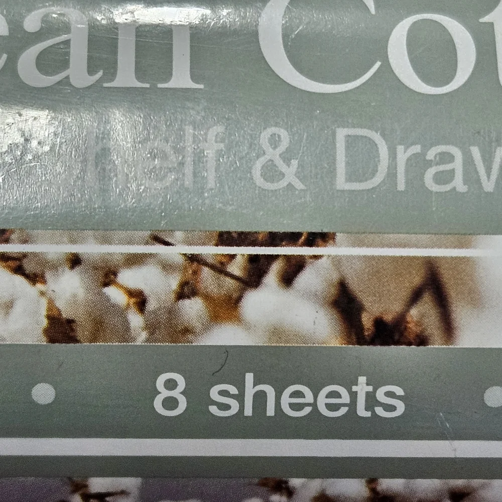 Vintage Con-tact Brand Clean Cotton Scented Shelf/Drawer Liners Scented Sheets